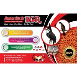 Viên Khoáng hữu cơ KGR Cám chim chào mào cao cấp Huy AK cám chim thay lông cho bộ lông hoàn hảo 4