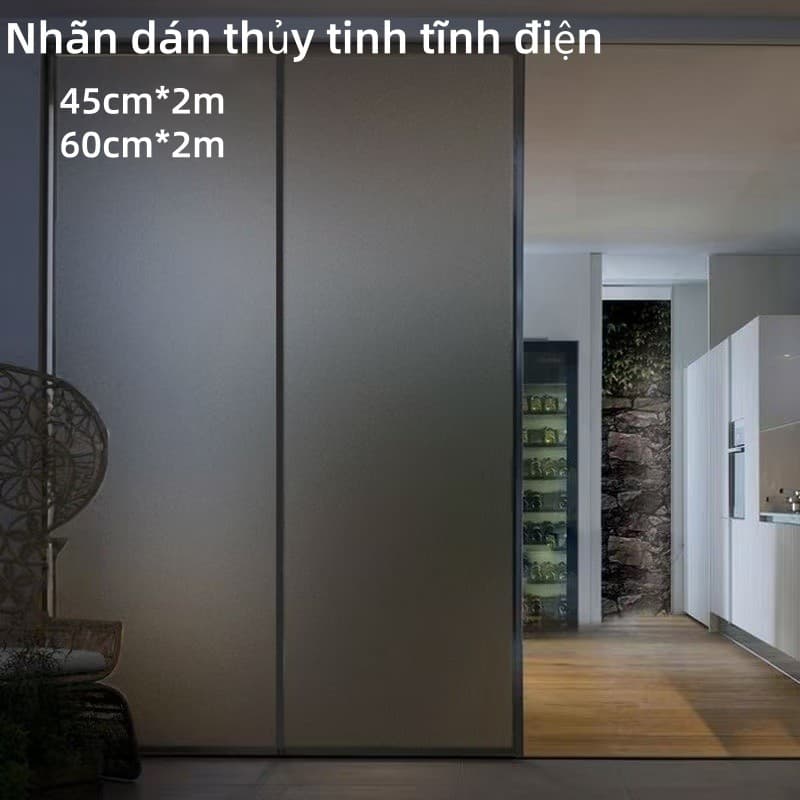 45cm*2m Miếng Phim Dán Cửa Kính Cửa Sổ Chống，60cm*2m Dán Mờ Kính，Giấy Dán Cửa Kính
