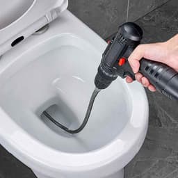 Dây thông tắc cống Inox siêu bền 10m dễ dàng lắp với máy khoan, xử lý bồn cầu hiệu quả 2