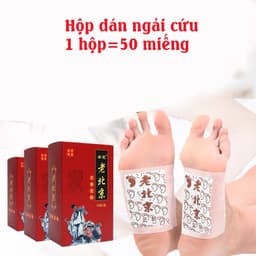 Hộp 50 miếng dán chân ngải cứu thải độc 6