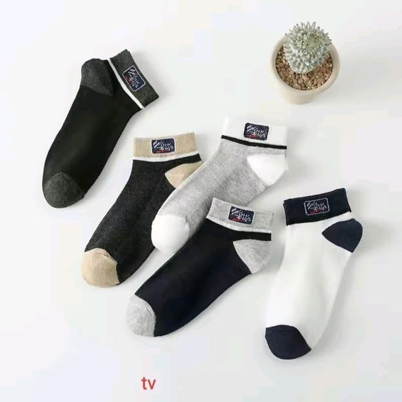 Sét 10 Đôi Tất Nam Thể Thao Thông Hơi Lưới Mỏng Cổ Ngắn, Cotton Thoáng Khí,Thấm Hút Mồ Hôi Tiện Lợi Menswear Sport