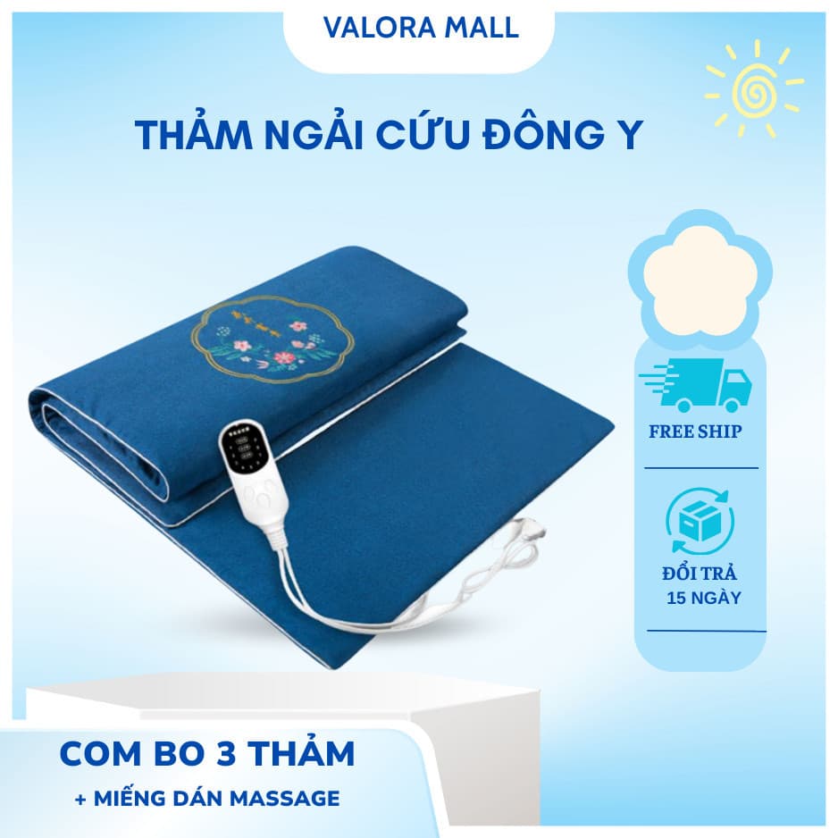 Thảm Ngải Cứu Đông Y Đệm Ngải Cứu Thảo Dược Giảm Đau Mỏi Xương Khớp,Lưu Thông Khí Huyết ( BH 6 tháng )