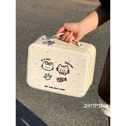 
Cốp Đựng Mỹ Phẩm Có Gương Trang Điểm Mini Vali Đựng Đồ Makeup Cute 52 Mẫu 5