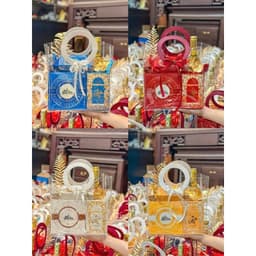 COMBO SỈ TẶNG NƠ 5-10-20 Túi Quà Trong Suốt Tay Cầm Da Tròn Cao Cấp 🎁 Sang Trọng – Bền Đẹp – Nhiều Màu Lựa Chọn 2