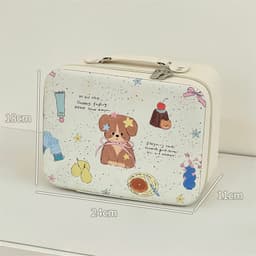 
Cốp Đựng Mỹ Phẩm Có Gương Trang Điểm Mini Vali Đựng Đồ Makeup Cute 52 Mẫu 7