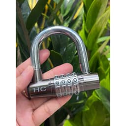Ổ Khóa Chữ U SiFa Cao Cấp Khóa Mã Số 4 Chữ Số, Hợp Kim Inox Chống Gỉ, Siêu Bền, Chống Trộm Hiệu Quả 3