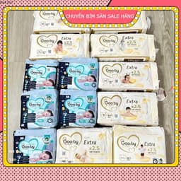 Bỉm ngày ,đêm Gooby Extra Quần/Dán siêu mỏng mềm, thấm hút tốt size dán NB/S/M quần M/L/XL/XXL/XXXL 7