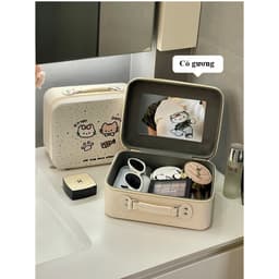 
Cốp Đựng Mỹ Phẩm Có Gương Trang Điểm Mini Vali Đựng Đồ Makeup Cute 52 Mẫu 3