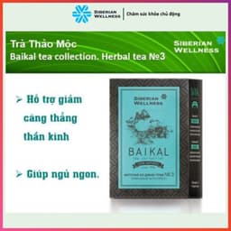 Wellness Siberian Ngủ ngon, tăng sức đề kháng, Trà thảo mộc siberian N3 hoạt huyết, hộp 30 gói 4