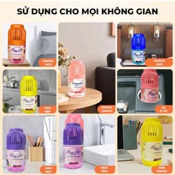 Loveone Combo 5 Lọ Tỏa Hương Loveone Tặng 12 Viên Sạch Bồn Cầu Hương Đào Thơm Lâu 58 Ngày 4