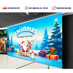 Phông Nền NOEL Decor Noel Giáng Sinh In Bạt InTheo Yêu Cầu_ Mẫu sẵn_Mẫu Thiết Kế_In Lấy Ngay 3