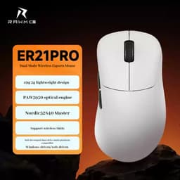 (Gear Việt) Chuột không dây Gaming Công thái học ERGO RAWM ER21 PRO 8KHz Lightweight Wireless Mouse PAW3950 30000DP 8