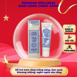 Kem đánh răng thảo dược Siberian Wellness Canxi, hỗ trợ răng chắc khỏe, ngăn ngừa sâu răng hiệu quả 1
