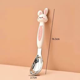 Thìa Ăn Trẻ Em , Muống Ăn Hoạt Hình inox 316 An Toàn Cho Bé , Thìa Ăn Trái Cây 6