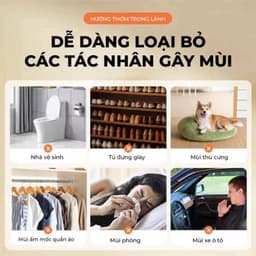 Loveone Combo 5 Lọ Tỏa Hương Loveone Tặng 12 Viên Sạch Bồn Cầu Hương Đào Thơm Lâu 58 Ngày 3
