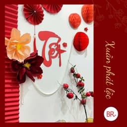 ( FREE SHIP) Set Nguyên Liệu Trang Trí Tết Nguyên Đán 2026 -  Set decor tết nhà cửa, quán cà phê, lớp học, 8
