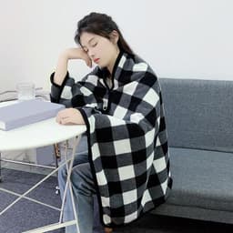 Chăn Khăn Choàng, Đa Chức Năng, Cho Nhân Viên Văn Phòng Một Người, Có Thể Dùng Làm Giường Ngủ, Dày Dặn 7