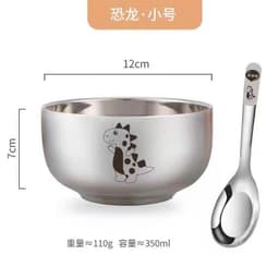BỘ BÁT KÈM THÌA DỄ THƯƠNG CHO BÉ ĂN NGON 2