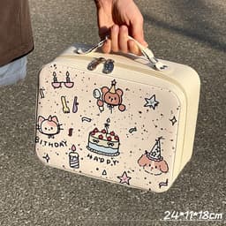 
Cốp Đựng Mỹ Phẩm Có Gương Trang Điểm Mini Vali Đựng Đồ Makeup Cute 52 Mẫu 4