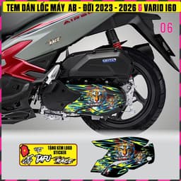 Tem Dán Lốc Máy Xe AB AIRBLADE Đời 2023 Đến 2028. Mẫu Cực Mới Rất Đẹp 4