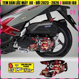 Tem Dán Lốc Máy Xe AB AIRBLADE Đời 2023 Đến 2028. Mẫu Cực Mới Rất Đẹp 6