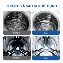 Combo Mua 6 Tặng 4 Gói Bột Vệ Sinh Lồng Máy Giặt Gochy - Tẩy lồng giặt, Làm sạch máy giặt, tặng kèm 10 viên sạch bồn cầu 5