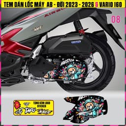Tem Dán Lốc Máy Xe AB AIRBLADE Đời 2023 Đến 2028. Mẫu Cực Mới Rất Đẹp 5