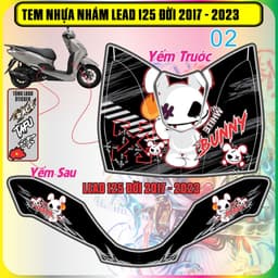 Tem Dán Nhựa nhám LEAD đòi 2017 dến 2023 nhiều Mẫu mới ra mắt cực dẹp Decal 3lớp nhám 2