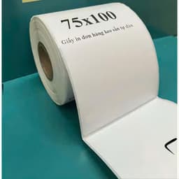 COMBO SỈ 10 CUỘN - GIÁ TỐT GIẤY IN TEM NHIỆT KHÔNG CẦN MỰC A7 75x100mm (300 TỜ) – TEM DÁN ĐƠN HÀNG SHOPEE/LAZADA/TIKTOK 3