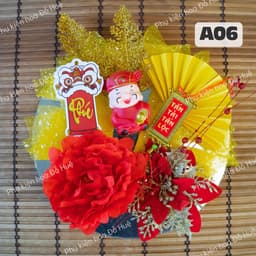 ( FREE SHIP) Set trang trí tháp bánh tháp nước Tết nhiều mẫu tiện lợi, trang trí tháp oản, tháp tài lộc Tết #35k 6