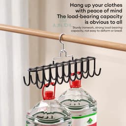 Aanadel📢Giá để đồ tủ quần áo Giá treo đồ lót Áo vest Móc chống trượt 5