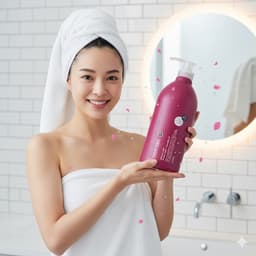 Dầu gội hoa trà phục hồi tóc hư tổn Salon Link (1000ml) 5