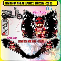 Tem Dán Nhựa nhám LEAD đòi 2017 dến 2023 nhiều Mẫu mới ra mắt cực dẹp Decal 3lớp nhám 5