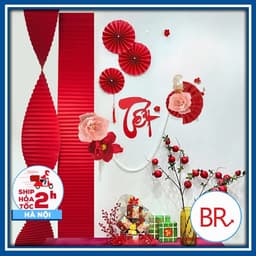 ( FREE SHIP) Set Nguyên Liệu Trang Trí Tết Nguyên Đán 2026 -  Set decor tết nhà cửa, quán cà phê, lớp học, 1