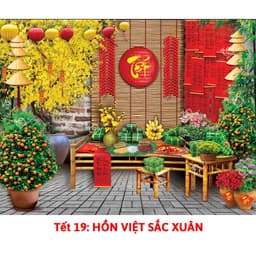 Phông Nền Trang Trí Tết Bính Ngọ 2026, Tranh In Bạt Tết 2026 Mừng Xuân Bính Ngọ Decor Trang Trí Tết In Theo Yêu Cầu 4