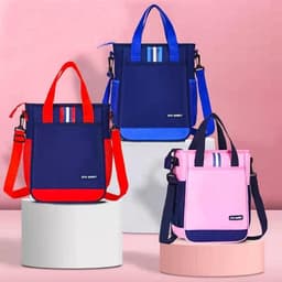 Cặp học sinh lớp 1-6 chất liệu vải Oxford không thấm nước.(HuongBun) 8