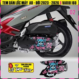 Tem Dán Lốc Máy Xe AB AIRBLADE Đời 2023 Đến 2028. Mẫu Cực Mới Rất Đẹp 3