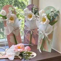 COMBO SỈ - 10-20-50 BÌA GIẤY CÀI HOA  –  PHONG CÁCH HÀN QUỐC (KHÔNG KÈM HOA) 2