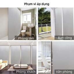45cm*2m Miếng Phim Dán Cửa Kính Cửa Sổ Chống，60cm*2m Dán Mờ Kính，Giấy Dán Cửa Kính 9