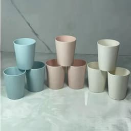 (GiaDungMin) Combo 5 Cốc phíp tròn nhựa Việt Nhật 330ml (ms: 6239) Cốc uống nước nhựa chịu nhiệt cho nhà hàng, quán ăn 1