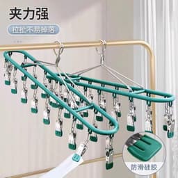 Giá Phơi Đồ Lót và Tất 20 Kẹp Bằng Thép Không Gỉ Tiện Lợi - Sản Phẩm - Simbastore 5