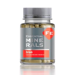 Sắt hữu cơ Essential Minerals Iron hỗ trợ chuyển hóa năng lượng, giúp giảm mệt mỏi, hộp 60 viên 2