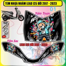 Tem Dán Nhựa nhám LEAD đòi 2017 dến 2023 nhiều Mẫu mới ra mắt cực dẹp Decal 3lớp nhám 1