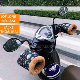 [Hàng Đẹp ] Găng Tay Đi Xe Máy Có Lót Nỉ Giữ Ấm Mùa Đông TUNGVU Cho Nam Và Nữ - Bao Tay 7