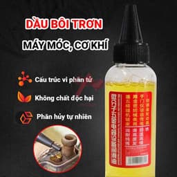 Dầu máy bôi trơn ổ khoá, máy móc,thiết bị, hạn chế rỉ set,chống oxy hoá không mùi Mỡ Dầu Tra Quạt Máy Khâu Đa Năng ABREN 3