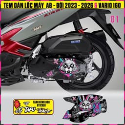 Tem Dán Lốc Máy Xe AB AIRBLADE Đời 2023 Đến 2028. Mẫu Cực Mới Rất Đẹp 2