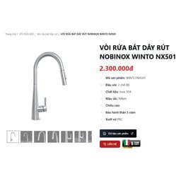 Chậu rửa bát NoBiNox NN995D 4