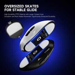 (GEAR VIỆT) Chuột không dây Gaming RAWM Leviathan V4 Wireless Esports Mouse 2.4G/Wired Connection 55g PAW3950 45K 150H 4