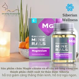 Thực phẩm bổ sung Essential Minerals Magnesium giúp giảm căng thẳng và ngủ ngon, hộp 60 viên 2