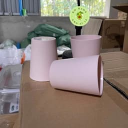 (GiaDungMin) Combo 5 Cốc phíp tròn nhựa Việt Nhật 330ml (ms: 6239) Cốc uống nước nhựa chịu nhiệt cho nhà hàng, quán ăn 5